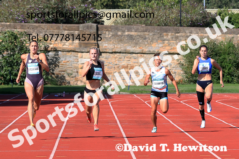 Heptathlon 200 metres, 2025 EAP International Combined Events, Hexham, Northumberland.  Photo: David T. Hewitson/Sports for All Pics